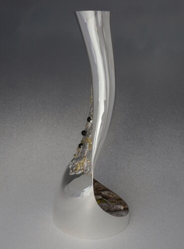 Stem Vase with Textures by Wesley Harris, Sculpture for Sale on Singulart