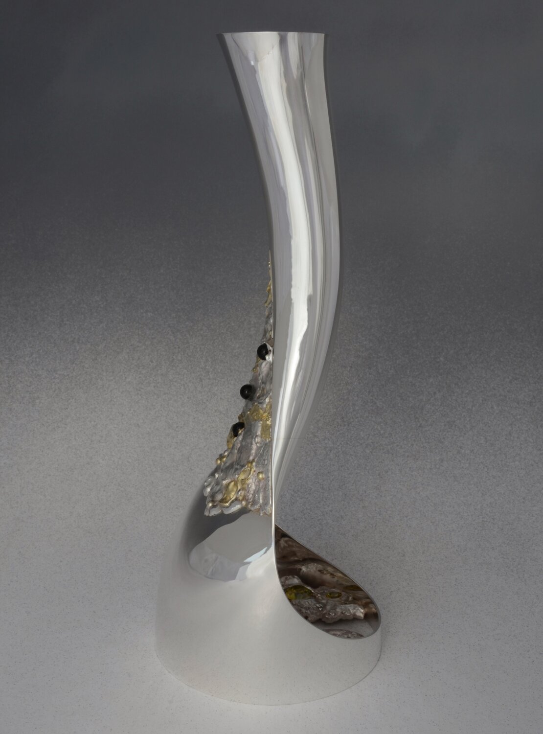 Stem Vase with Textures Wesley Harris