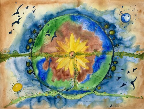 The Flower of the Kosmos von Phillip Roös, Malerei kaufen auf Singulart