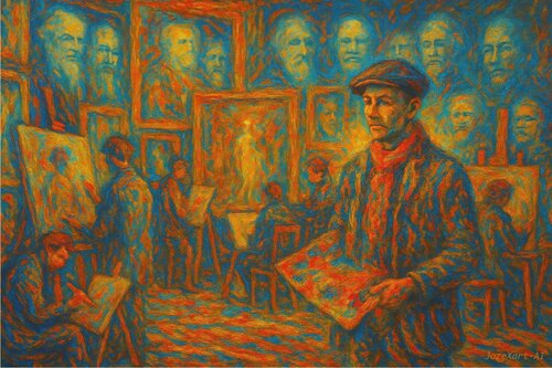 Le Passage van JozeXart, Schilderij te koop op Singulart