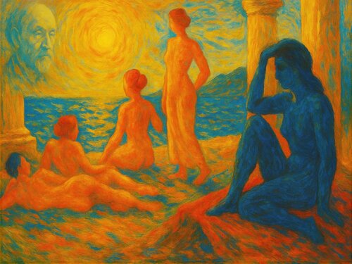 La Joie de Vivre van JozeXart, Schilderij te koop op Singulart