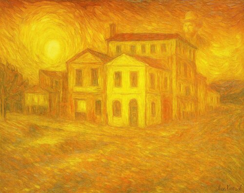 ☀️ La Maison Jaune 1888 - Van Gogh von JozeXart, Malerei kaufen auf Singulart