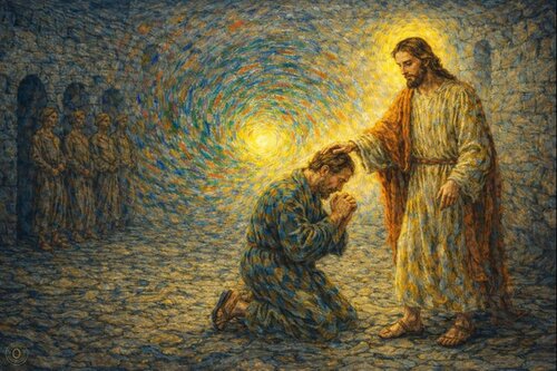 N°6 – De Profundis  – Pardon Divin van JozeXart, Schilderij te koop op Singulart