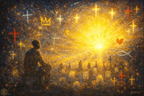 N°13 – De Profundis – Israël — La Lumière du Silence van JozeXart, Schilderij te koop op Singulart