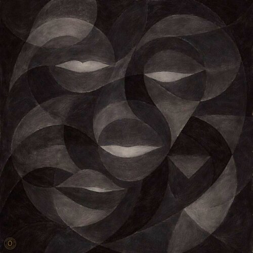 Risus Mask  _  Abstraction émotionnelle _ masque intérieur di JozeXart, Pittura in vendita su Singulart