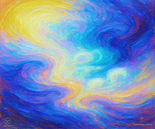 🌟 ✨ Lux Origo — Éclat Originel ✨🌟 di JozeXart, Pittura in vendita su Singulart