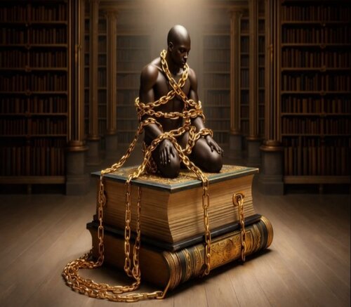 🔥 Paradoxe — Le poids du savoir by JozeXart, 油畫 for Sale on Singulart