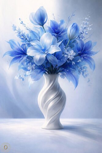 💙 Lucky Grace di JozeXart, Pittura in vendita su Singulart