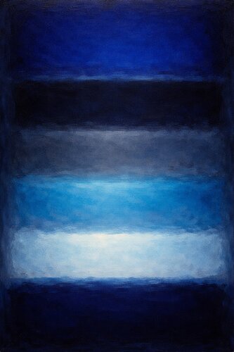 Blue Threshold— Resonance Rothko van JozeXart, Schilderij te koop op Singulart