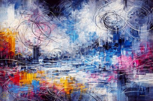 Scriptura - Resonance Twombly van JozeXart, Schilderij te koop op Singulart