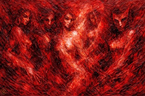 Lagène — Avignon Fracture — Résonance Picasso van JozeXart, Schilderij te koop op Singulart