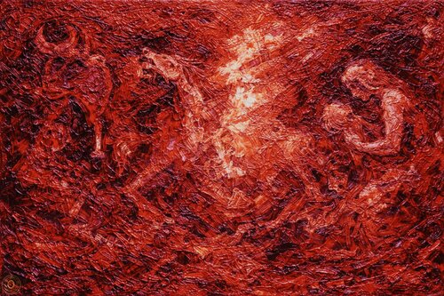 Équivo — Guernica Resonance Picasso. par JozeXart, Peinture en vente sur Singulart