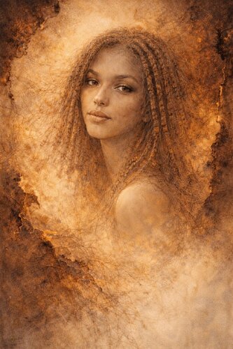 NARA — The Quiet Enigma by JozeXart, Painting for Sale on Singulart
