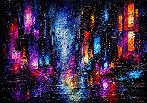 Curvature Flux by José VINCENT — JozeXart, Painting for Sale on Singulart