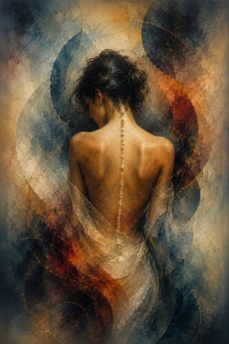 Flesh and Memory — Silent Spine von José VINCENT — JozeXart, Malerei kaufen auf Singulart