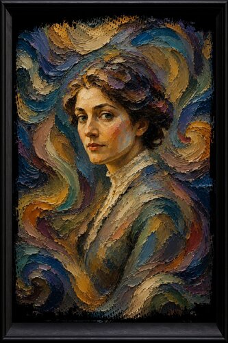 Johanna  Bonger Van Gogh von José VINCENT — JozeXart, Malerei kaufen auf Singulart