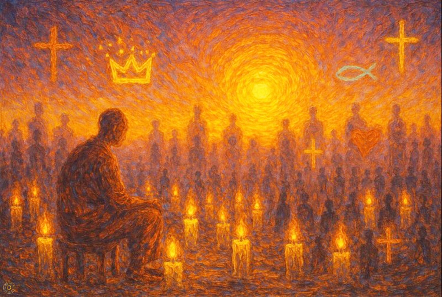 N°12 – De Profundis – Israël — La Communauté Invisible. José VINCENT — JozeXart Originalgemälde zu verkaufen
