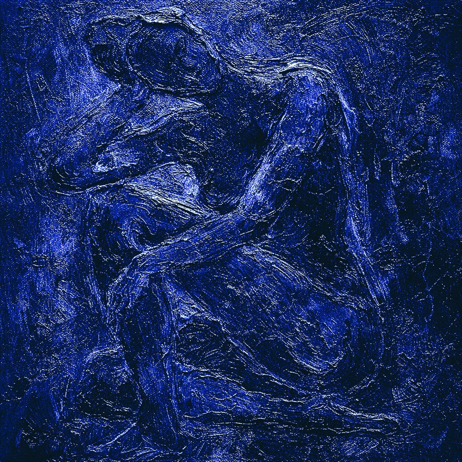 Présence veloutée - Resonance Nu Blue Matisse José VINCENT — JozeXart Originalgemälde zu verkaufen