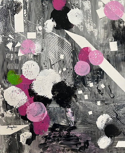 Life of the Party di Diane Farquhar Hallstrom, Pittura in vendita su Singulart