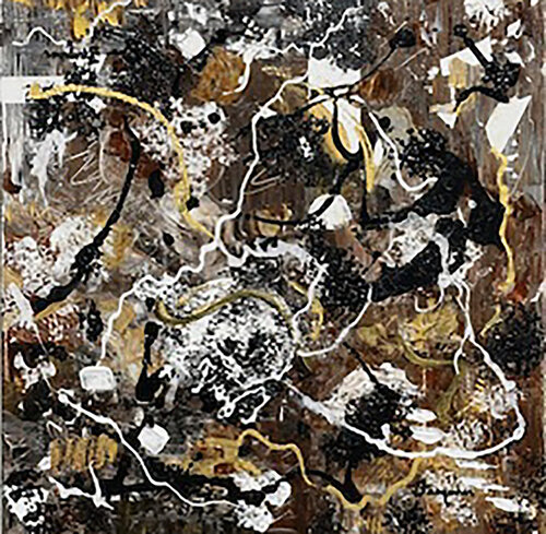 Golden Antiquity di Diane Farquhar Hallstrom, Pittura in vendita su Singulart