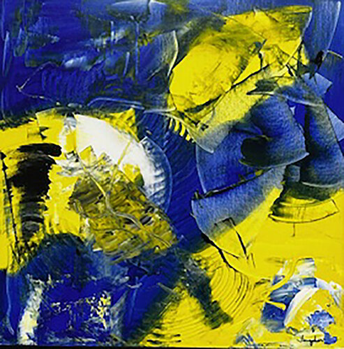 Lemon Burst von Diane Farquhar Hallstrom, Malerei kaufen auf Singulart