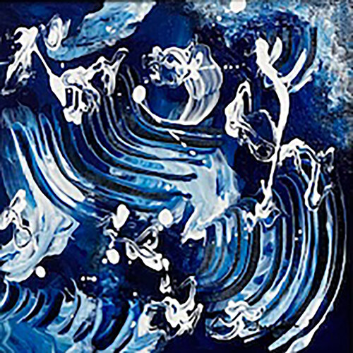 Nothing But the Blues par Diane Farquhar Hallstrom, Peinture en vente sur Singulart