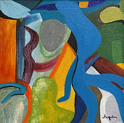 Confined Space by Diane Farquhar Hallstrom, Painting for Sale on Singulart