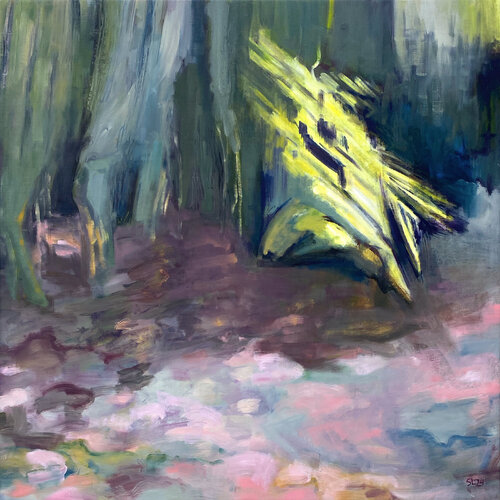 Skovvæsen (Forest creature 1) van Stine Lindborg, Schilderij te koop op Singulart