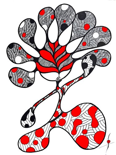 001 dessin posca by Stephane Vanhove, Drawing for Sale on Singulart