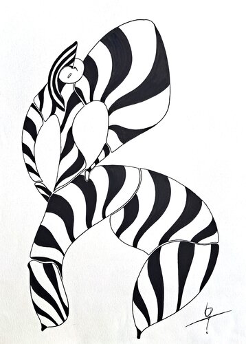 006 dessin posca von Stephane Vanhove, Zeichnungen kaufen auf Singulart