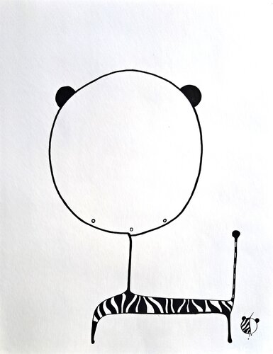 007 dessin posca von Stephane Vanhove, Zeichnungen kaufen auf Singulart