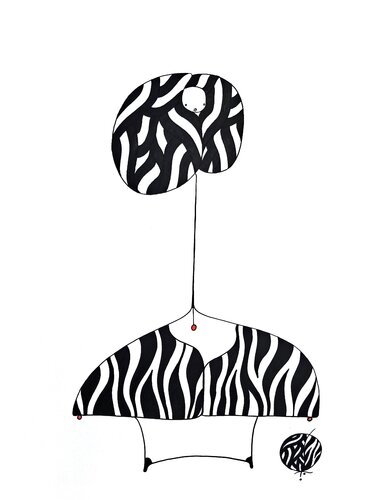 012 dessin posca by Stephane Vanhove, Drawing for Sale on Singulart