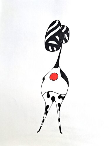 018 dessin posca von Stephane Vanhove, Zeichnungen kaufen auf Singulart