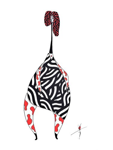 019 dessin posca by Stephane Vanhove, Drawing for Sale on Singulart