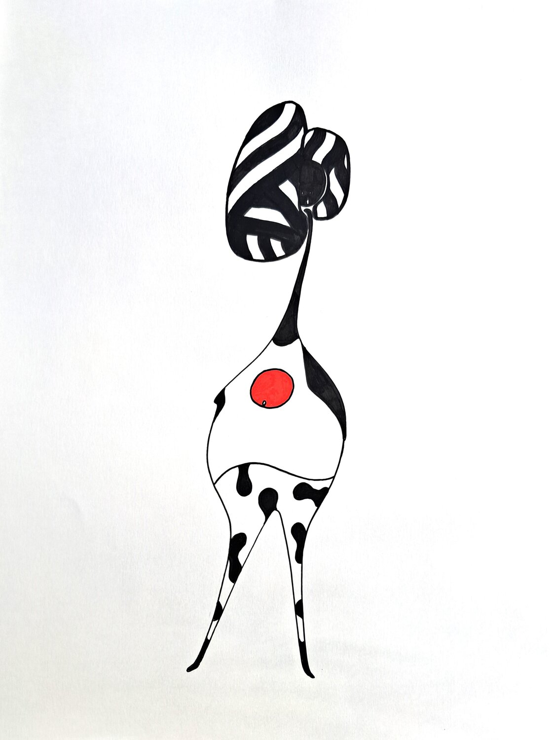 018 dessin posca Stephane Vanhove Zeichnungen zu verkaufen