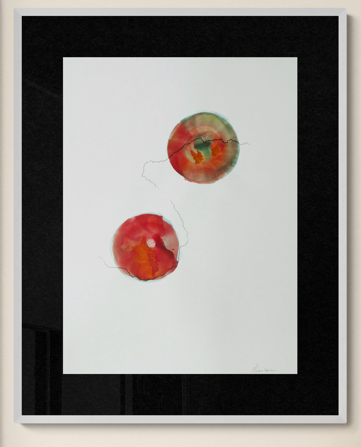 Aquarelle GF 009 Stephane Vanhove Werk auf Papier zu verkaufen