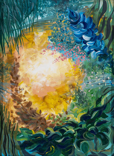 Jungle van Maria Heinrich, Schilderij te koop op Singulart