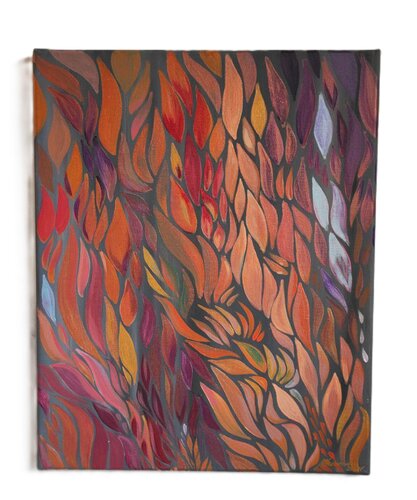 Elements: Flame von Maria Heinrich, Malerei kaufen auf Singulart