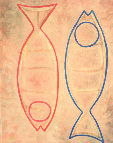The Fish van Maria Heinrich, Schilderij te koop op Singulart