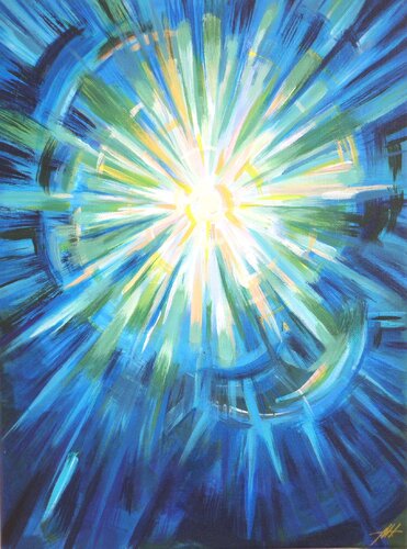 I am the Light von Maria Heinrich, Malerei kaufen auf Singulart