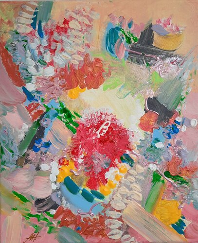 Champagne van Maria Heinrich, Schilderij te koop op Singulart