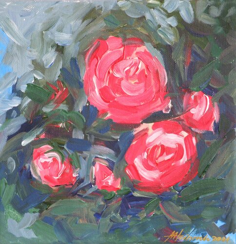 Garden of Roses von Maria Heinrich, Malerei kaufen auf Singulart
