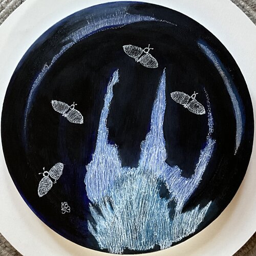 Happy butterflies di Kati Binda, Pittura in vendita su Singulart