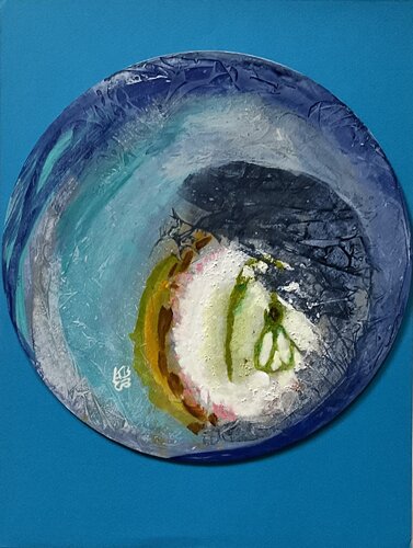 Snowdrop abstrac de Kati Binda, Pintura a la venta en Singulart