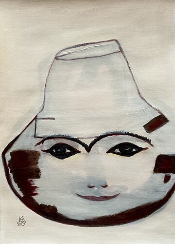 Happy face by Kati Binda, Painting for Sale on Singulart
