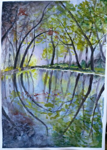 Riflessi by Maria Antonietta Garzia, Work on Paper for Sale on Singulart