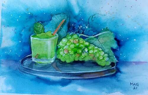 Tempo di uva by Maria Antonietta Garzia, Work on Paper for Sale on Singulart
