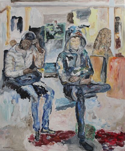 Absorption 2 van Karen Finkelstein, Schilderij te koop op Singulart