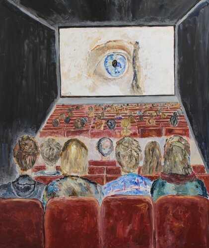 La vue regardant regardé von Karen Finkelstein, Malerei kaufen auf Singulart