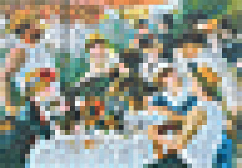 Dejeuner des Canotiers de Marie KVK, Pintura a la venta en Singulart